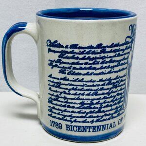 Louisville Stoneware 1987 Mug Bicentennial 1789-1989 United States Presidency